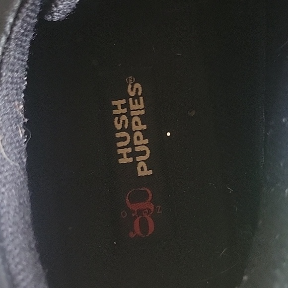 Mens Hush Puppies Size 11 Black - Picture 6 of 7